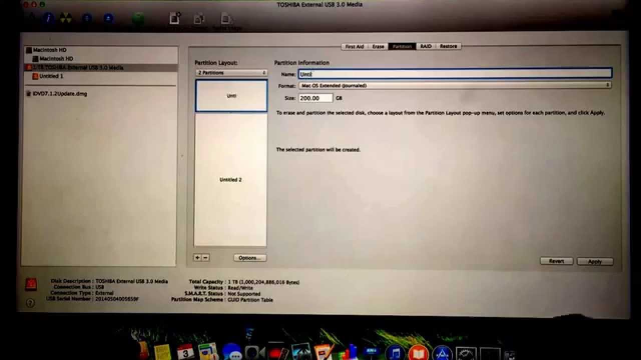 external hardrive partition for windows and mac